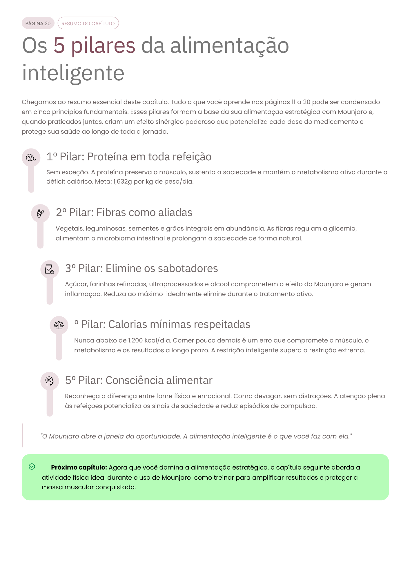 Pilares da Alimentação Inteligente