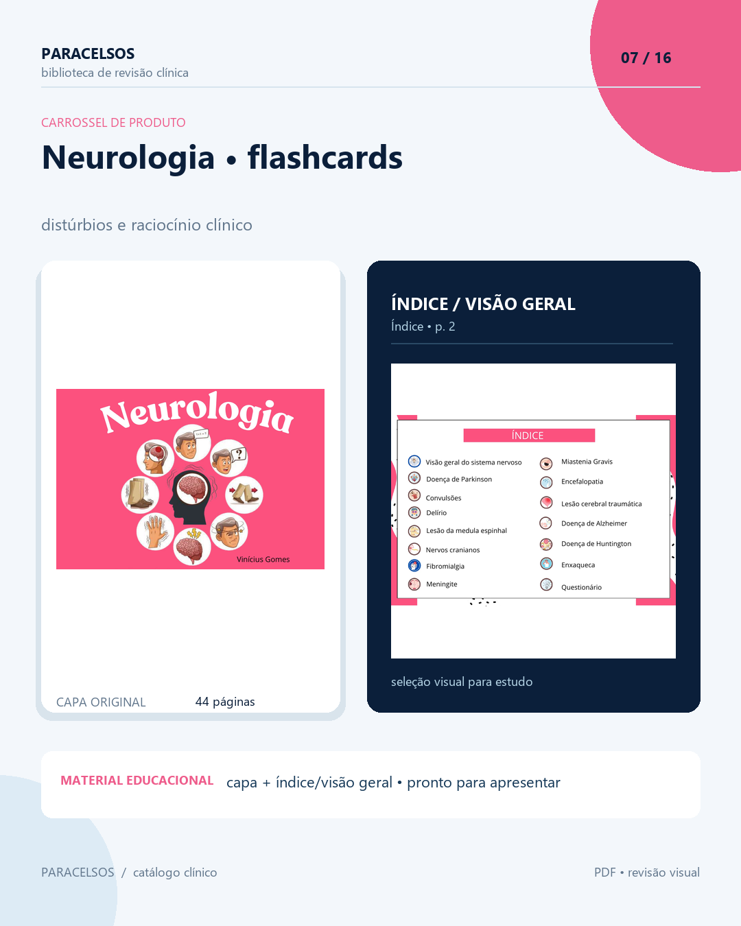 Flashcards de neurologia
